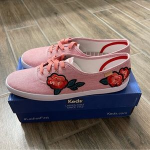 Keds champion appliqué mauve
